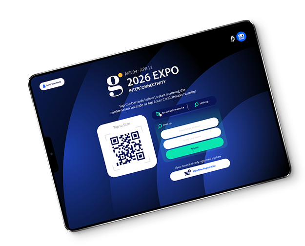 FpBadge check-in app interface