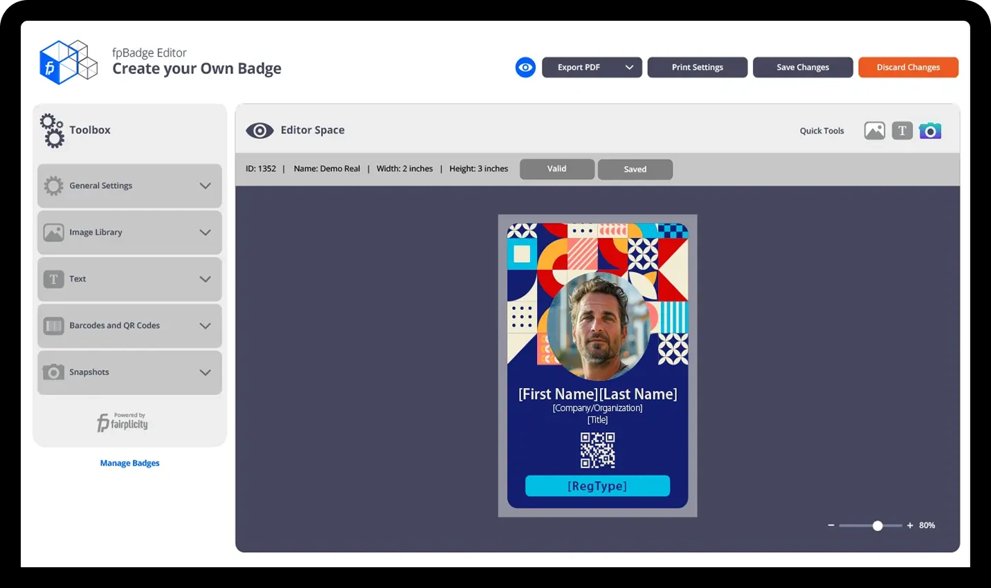 badge designer