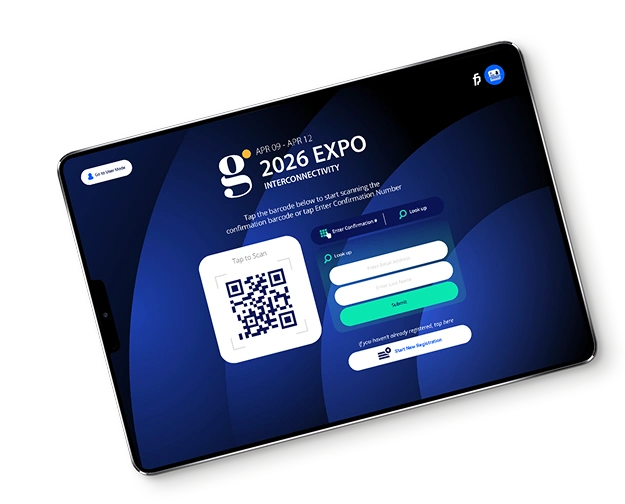 FpBadge check-in app interface
